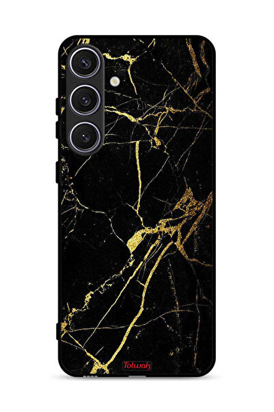 Tolwak غطاء حماية لهاتف سامسونج جالاكسي S24 بلس 5G - رخامي متصدع