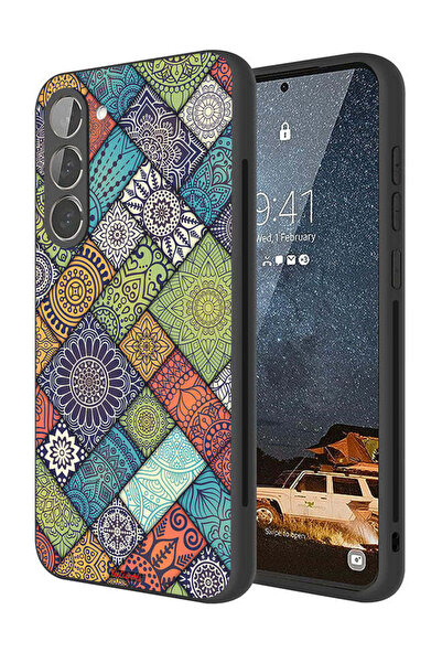 Tolwak غطاء حماية لهاتف سامسونج جالاكسي S23 5G بنمط ماندالا