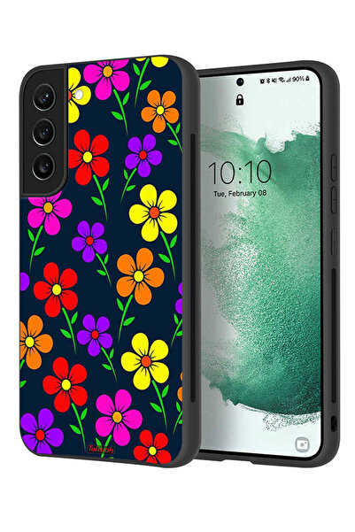 Tolwak غطاء حماية لهاتف سامسونج جالاكسي S21 بلس 5G - زهور ملونة