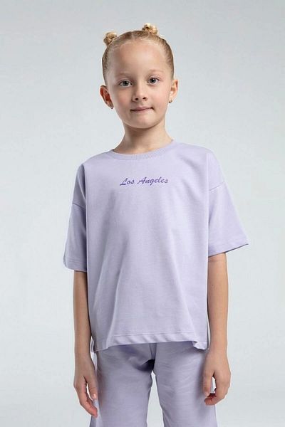 Rolypoly Girl's Purple Bermuda Set