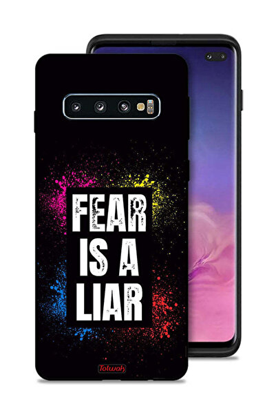 Tolwak غطاء حماية لهاتف سامسونج جالكسي S10 بلس - الخوف كاذب