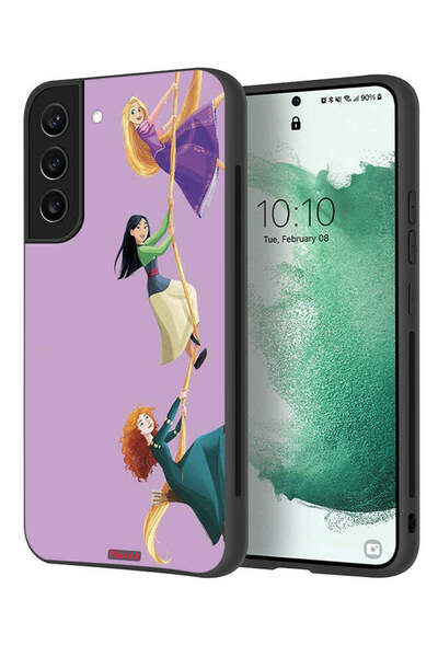 Tolwak غطاء حماية لهاتف سامسونج جالاكسي S22 بلس 5G بتصميم فن تسلق الفتيات