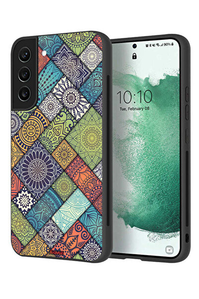 Tolwak غطاء حماية لهاتف سامسونج جالاكسي S22 بلس 5G بنمط ماندالا