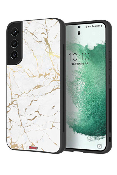 Tolwak غطاء حماية لهاتف سامسونج جالاكسي S22 بلس 5G بنمط رخامي