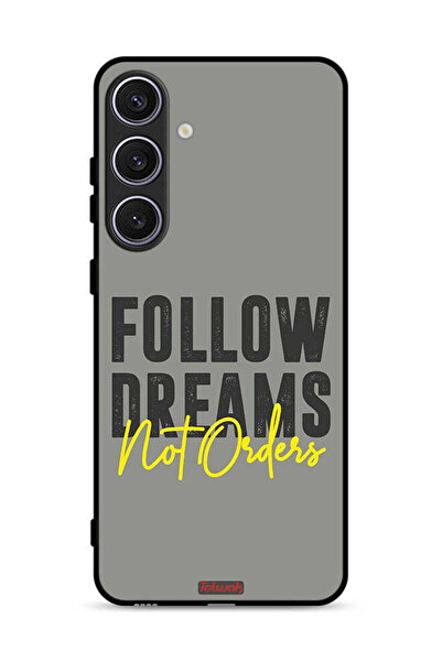 Tolwak غطاء حماية لهاتف سامسونج جالكسي S24 بلس 5G اتبع الأحلام وليس الأوامر