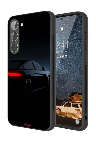 Tolwak Samsung Galaxy S23 Plus 5G Protective Case Cover Dark Car