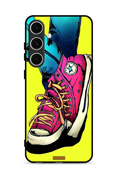 Tolwak غطاء حماية لهاتف سامسونج جالاكسي S24 FE 5G، تصميم حذاء قماشي