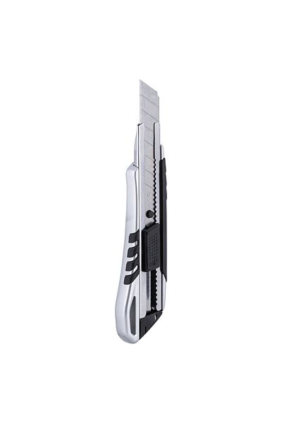 Deli E2057 Cutter with 8 Snap-off Blades, Zinc Alloy Grip – ideal for easy cutting tasks