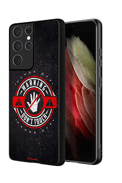 Tolwak غطاء حماية لهاتف Samsung Galaxy S21 Ultra 5G تحذير: لا تلمسه