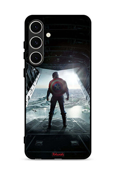 Tolwak Samsung Galaxy A36 5G Protective Case Cover Portrait Display Captain America
