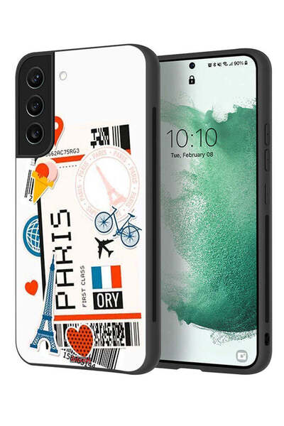 Tolwak غطاء حماية لهاتف سامسونج جالاكسي S21 5G، ملصق باريس