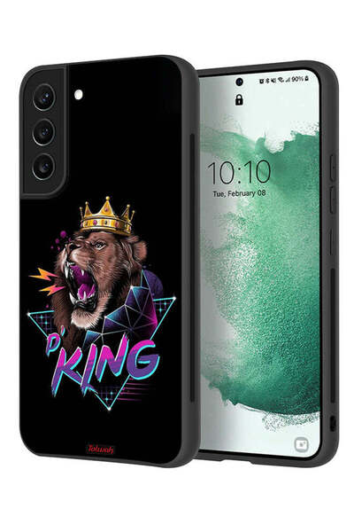 Tolwak غطاء حماية لهاتف سامسونج جالاكسي S21 5G برسومات الأسد الملك