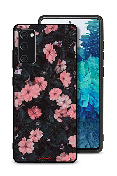 Tolwak غطاء حماية لهاتف سامسونج جالكسي S20 FE بلون الخوخ والورود الصغيرة