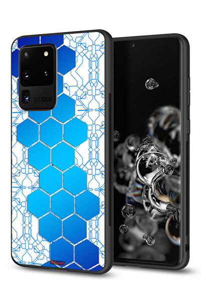 Tolwak غطاء حماية لهاتف سامسونج جالكسي S20 ألترا بأيقونات سداسية الشكل على شك...