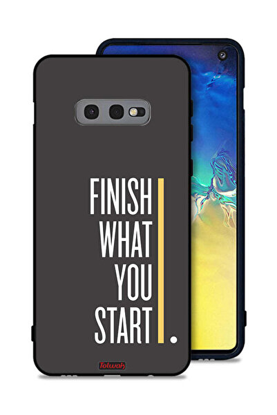 Tolwak Samsung Galaxy S10e Protective Case Cover Finish What You Start