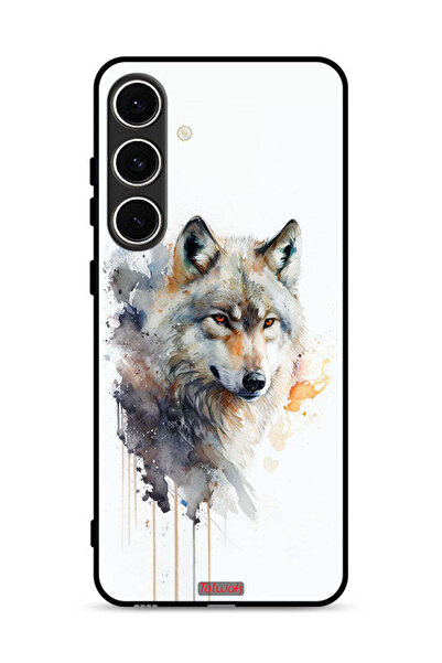 Tolwak غطاء حماية لهاتف Samsung Galaxy A56 5G بتصميم فن تجريدي من الذئب