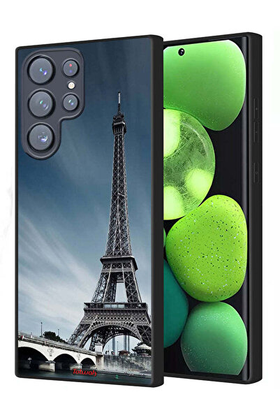 Tolwak غطاء حماية لهاتف سامسونج جالاكسي S23 ألترا 5G بتصميم برج إيفل