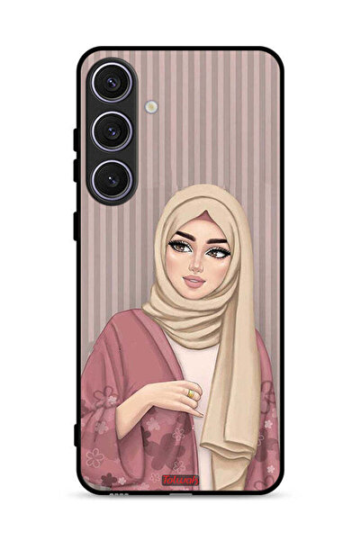 Tolwak غطاء حماية لهاتف سامسونج جالاكسي S25 بلس برسومات فتاة محجبة