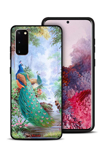 Tolwak غطاء حماية لهاتف سامسونج جالكسي S20 بنقشة الطاووس