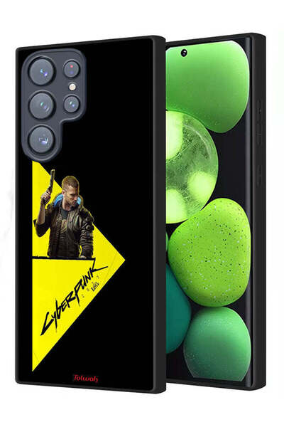 Tolwak غطاء حماية لهاتف سامسونج جالاكسي S22 ألترا 5G سايبربانك 2077