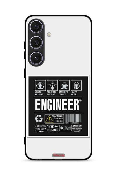 Tolwak غطاء حماية لهاتف سامسونج جالاكسي S24 بلس 5G، ملصق المهندس