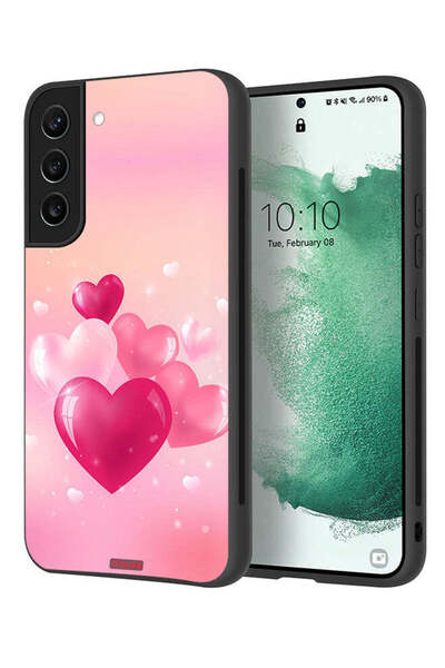 Tolwak غطاء حماية لهاتف سامسونج جالاكسي S22 بلس 5G برسومات قلوب جميلة