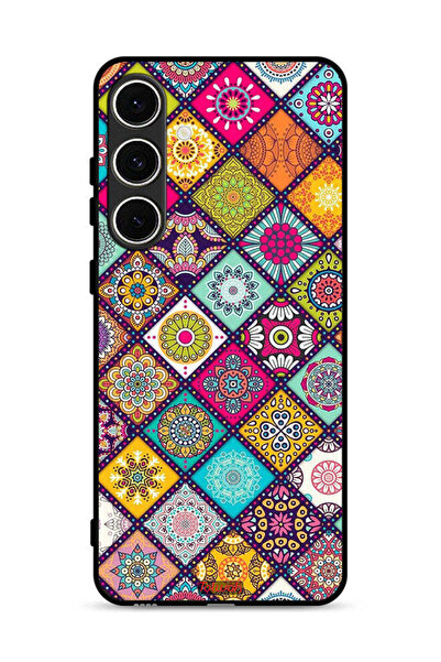 Tolwak غطاء حماية لهاتف سامسونج جالاكسي A36 5G بنقشة مربعات ماندالا