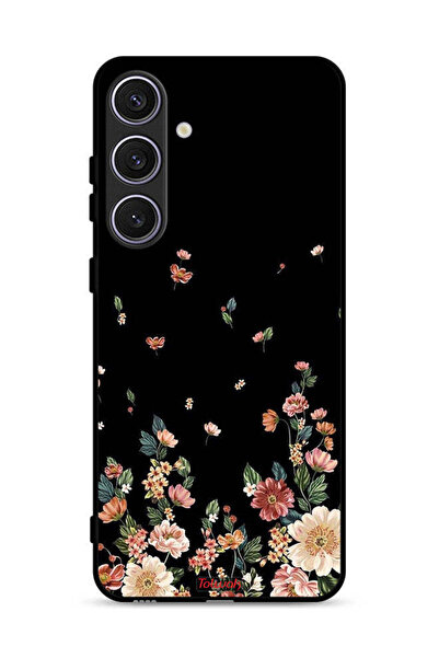 Tolwak غطاء حماية لهاتف سامسونج جالكسي S24 بلس 5G مع زهور صغيرة في الأسفل