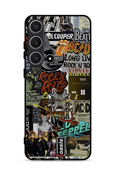 Tolwak غطاء حماية لهاتف سامسونج جالاكسي S24 5G، تحيا موسيقى الروك آند رول