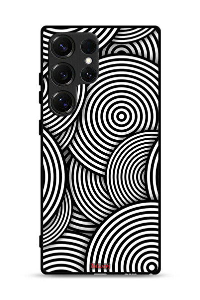 Tolwak غطاء حماية لهاتف سامسونج جالكسي S25 ألترا بنمط دوائر وهمية