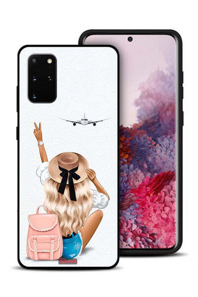 Tolwak غطاء حماية لهاتف سامسونج جالكسي S20 بلس - فتاة تحب السفر