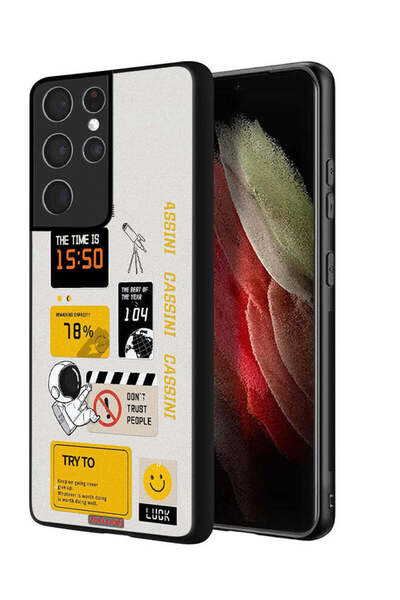 Tolwak غطاء حماية لهاتف سامسونج جالكسي S21 ألترا 5G - لا تثق بالناس