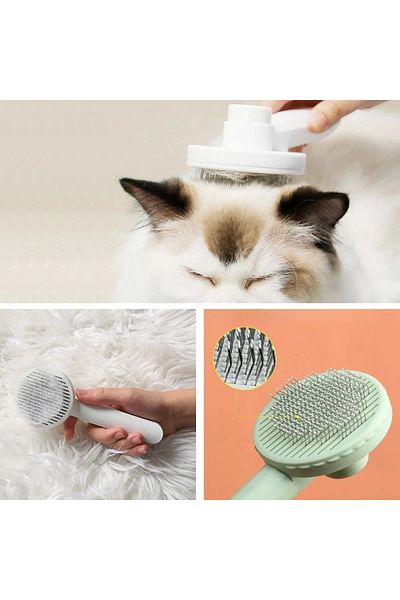 Emper Push-on Cat Dog Hair Collector Massage Effect Pet Brush