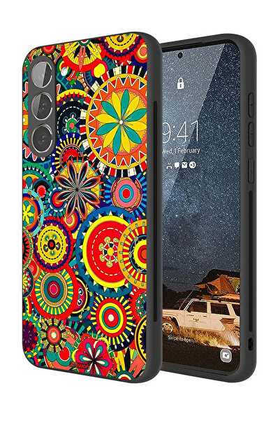 Tolwak غطاء حماية لهاتف سامسونج جالاكسي S23 5G بنمط ماندالا ملون