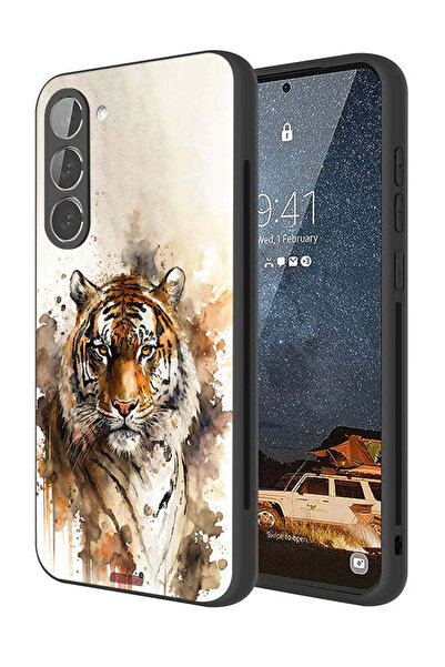 Tolwak غطاء حماية لهاتف سامسونج جالاكسي S23 بلس 5G بنقشة الفهد التجريدي