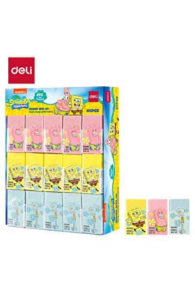 Deli ممحاة EH01200 مقاس 40×22×12 مم، 45 قطعة - مثالية للأطفال في المدارس ومحب...