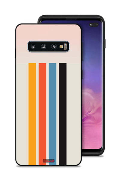 Tolwak غطاء حماية لهاتف سامسونج جالكسي S10 بلس بنمط خطوط مستقيمة