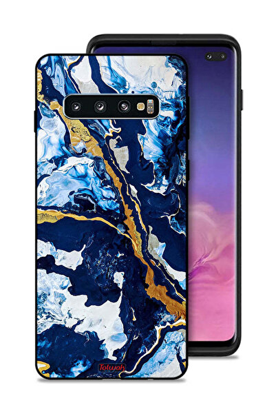 Tolwak غطاء حماية لهاتف سامسونج جالاكسي S10 بلس بنقشة فنية مزخرفة