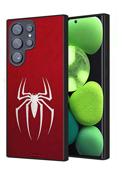 Tolwak غطاء حماية لهاتف سامسونج جالاكسي S22 ألترا 5G برسومات سبايدر مان