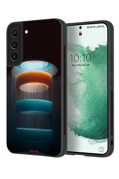 Tolwak غطاء حماية لهاتف سامسونج جالاكسي S21 بلس 5G بنمط حلقات فنية