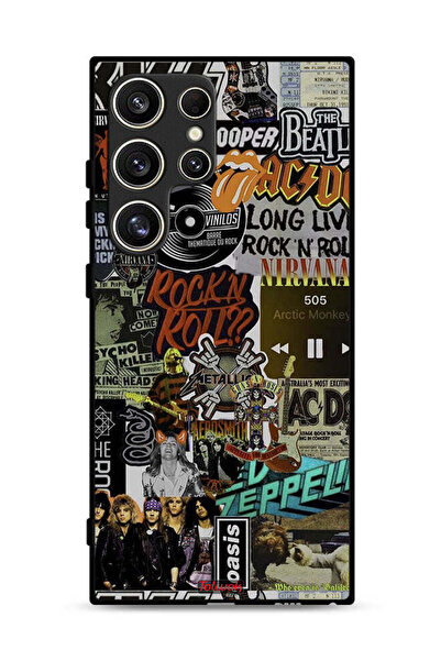 Tolwak غطاء حماية لهاتف سامسونج جالاكسي S24 ألترا 5G، تحيا موسيقى الروك أند رول