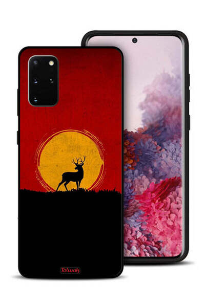 Tolwak غطاء حماية لهاتف سامسونج جالكسي S20 بلس بتصميم غزال وقمر