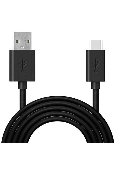 OEM USB 2.0 to Type C cable, 1m, CB-03B, black
