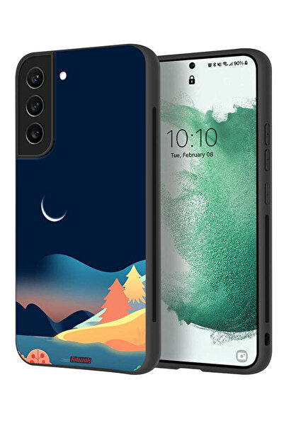 Tolwak غطاء حماية لهاتف سامسونج جالاكسي S22 بلس 5G برسومات تجريدية على شكل قمر