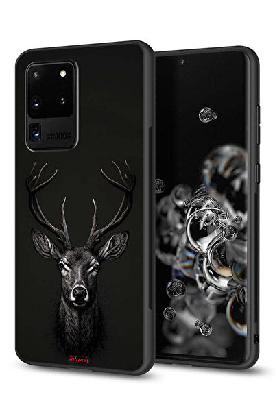 Tolwak غطاء حماية لهاتف سامسونج جالكسي S20 ألترا بتصميم غزال فني رقمي