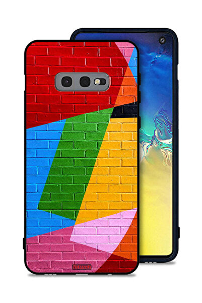 Tolwak غطاء حماية لهاتف Samsung Galaxy S10e برسومات جدارية ملونة
