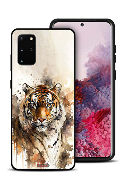 Tolwak غطاء حماية لهاتف سامسونج جالكسي S20 بلس بتصميم فن تجريدي من جلد الفهد