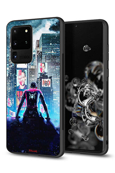 Tolwak غطاء حماية لهاتف سامسونج جالكسي S20 ألترا بتصميم أيقونة العنكبوت