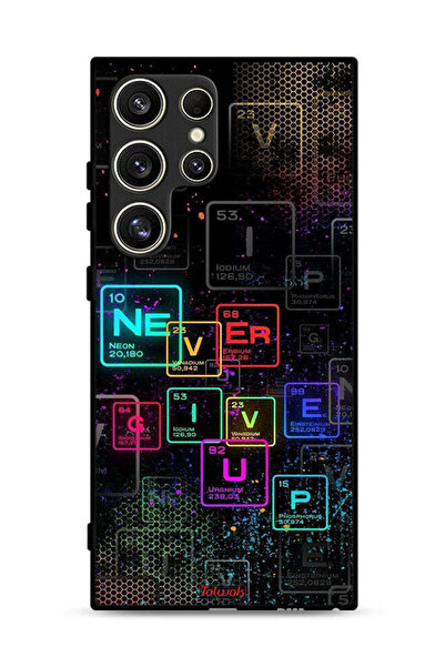 Tolwak غطاء حماية لهاتف Samsung Galaxy S24 Ultra 5G، فن Never Give Up