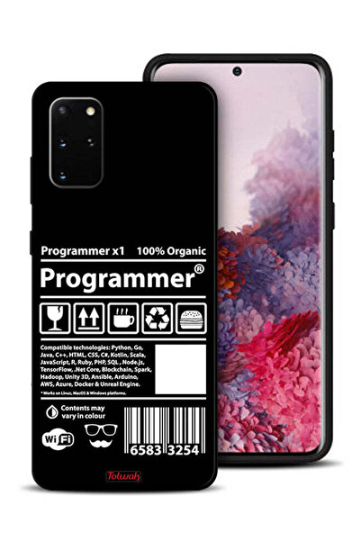 Tolwak غطاء حماية وملصق مبرمج لهاتف سامسونج جالكسي S20 بلس